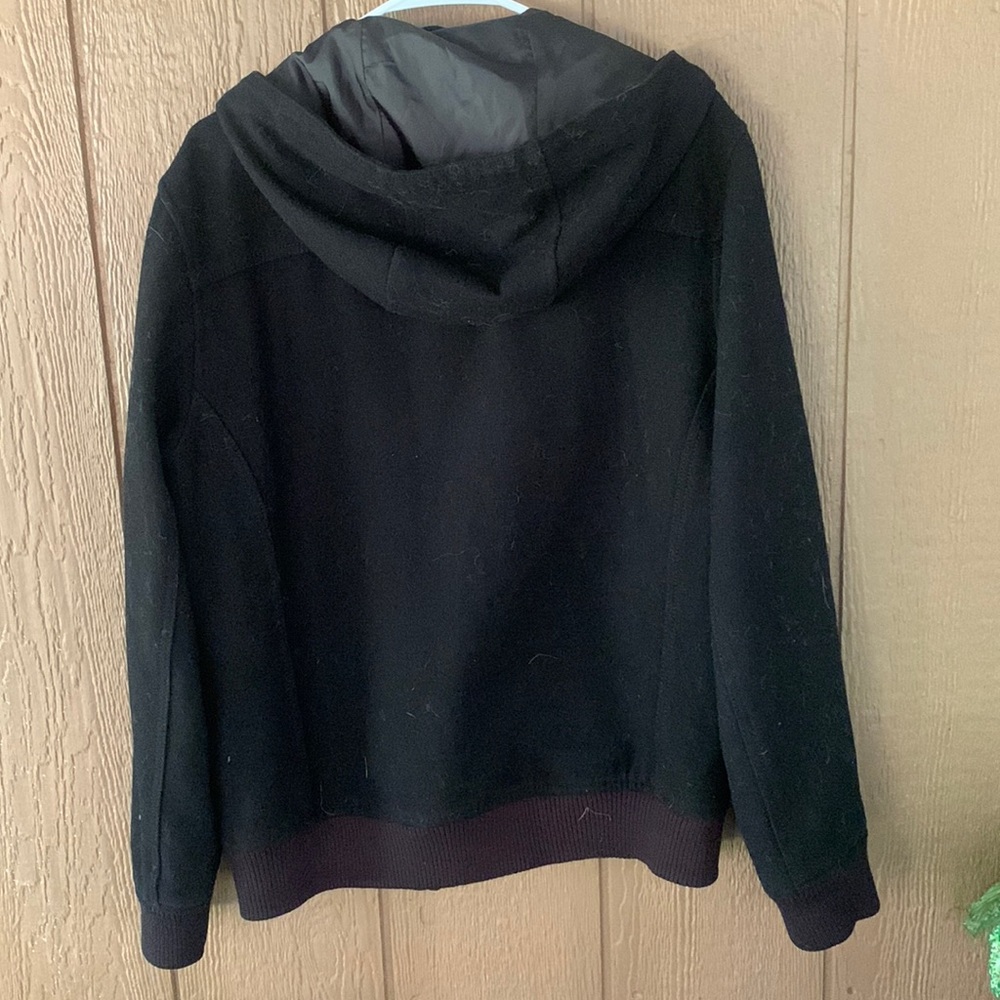 American Rag Wool Blend Hooded Jacket - Picture 2 of 11